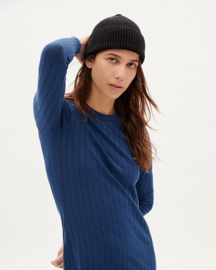 thinking mu Gorro negro lana Amor Precio ultrabajo