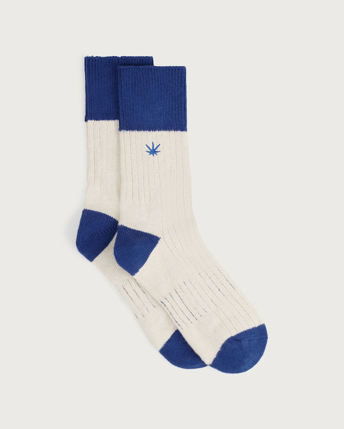 thinking mu Calcetines azules Hemp Peu