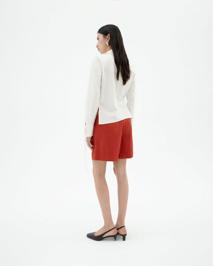 thinking mu Blusa blanca Lenie Rebajas top
