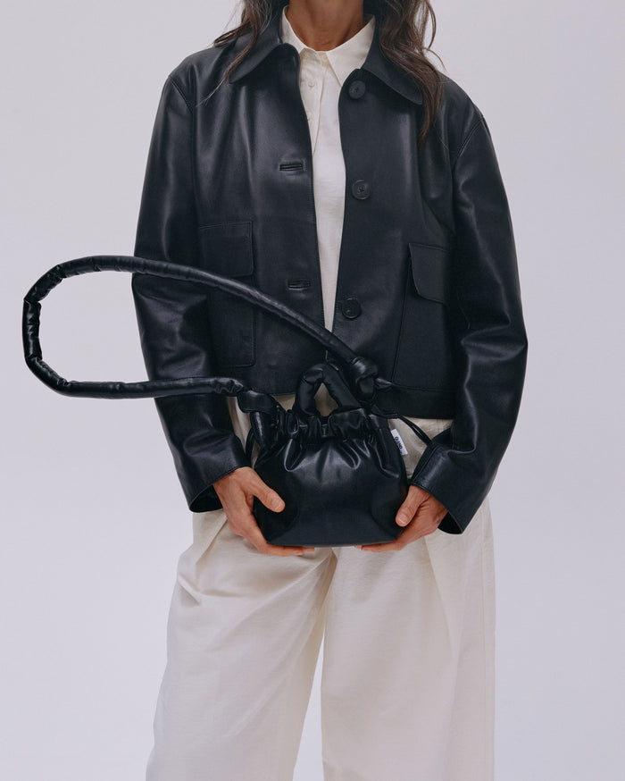 thinking mu Black Micro Ona vegan leather bag Promoción por tiempo limitado