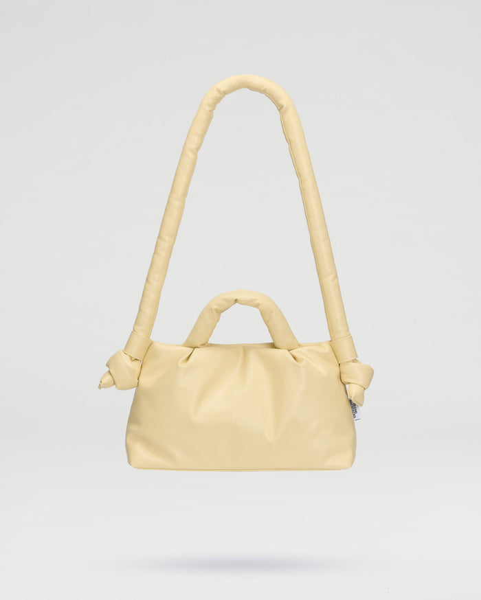 thinking mu Butter Yellow Mini Ona vegan leather bag