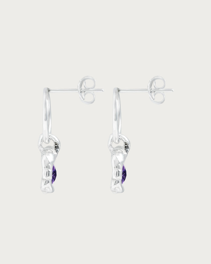 thinking mu Pendientes morado (J2) Moira impulse Descuentos del mes