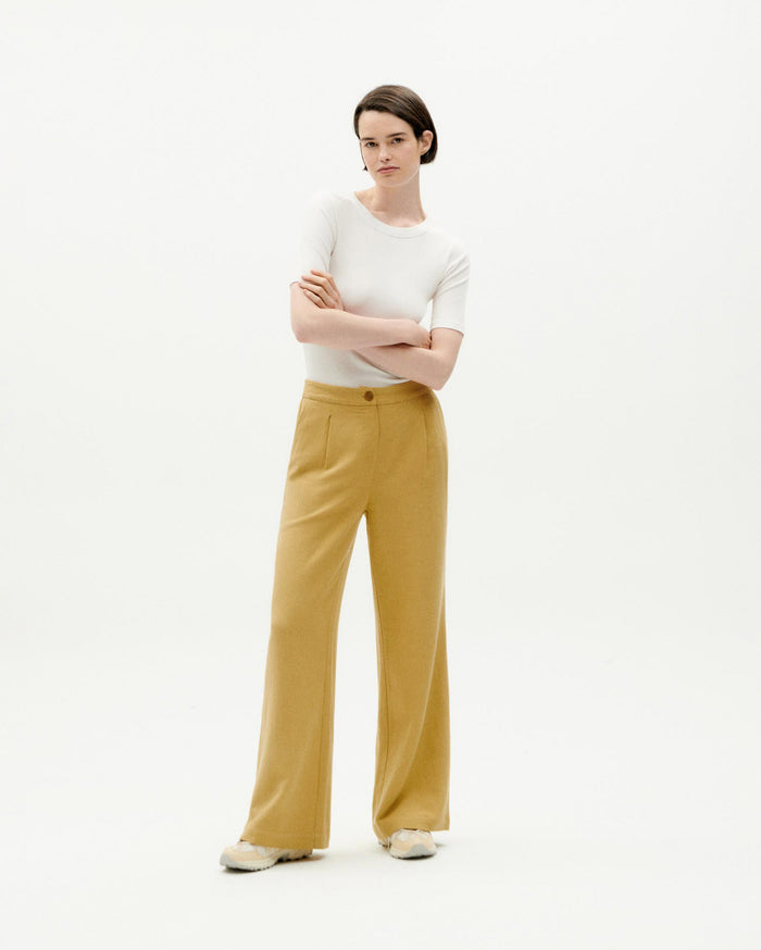 thinking mu Pantalón amarillo Manolita Outlet online