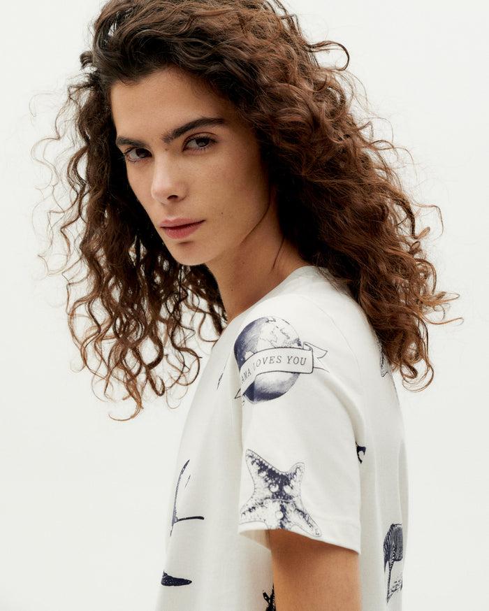 thinking mu Camiseta blanca mama Ida Ofertas