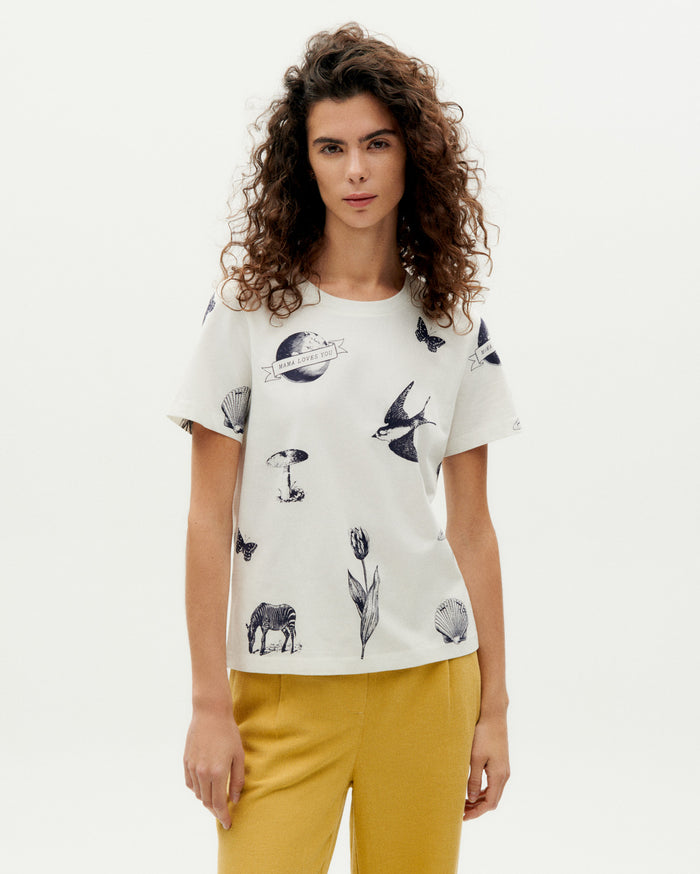 thinking mu Camiseta blanca mama Ida Ofertas
