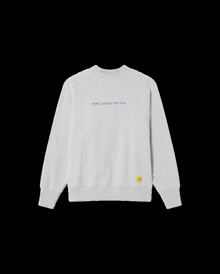 thinking mu Sudadera gris Here comes the sun
