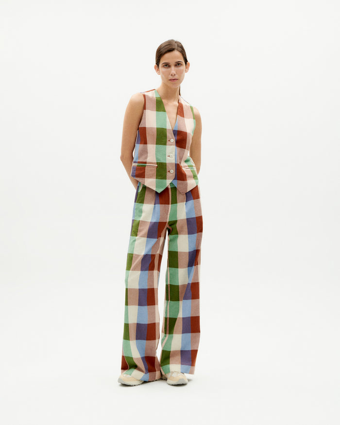 thinking mu Chaleco multicolor Edith Oferta especial