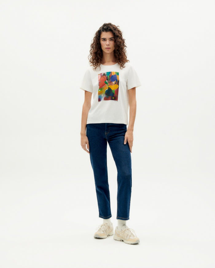 thinking mu Camiseta flores colors Feuz Ida Promoción por tiempo limitado