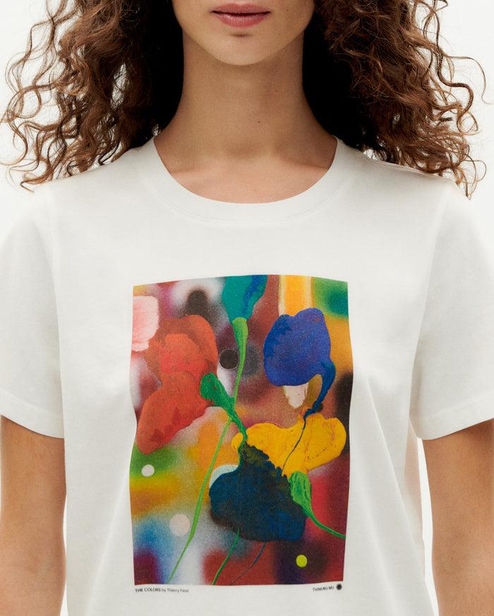 thinking mu Camiseta flores colors Feuz Ida Promoción por tiempo limitado