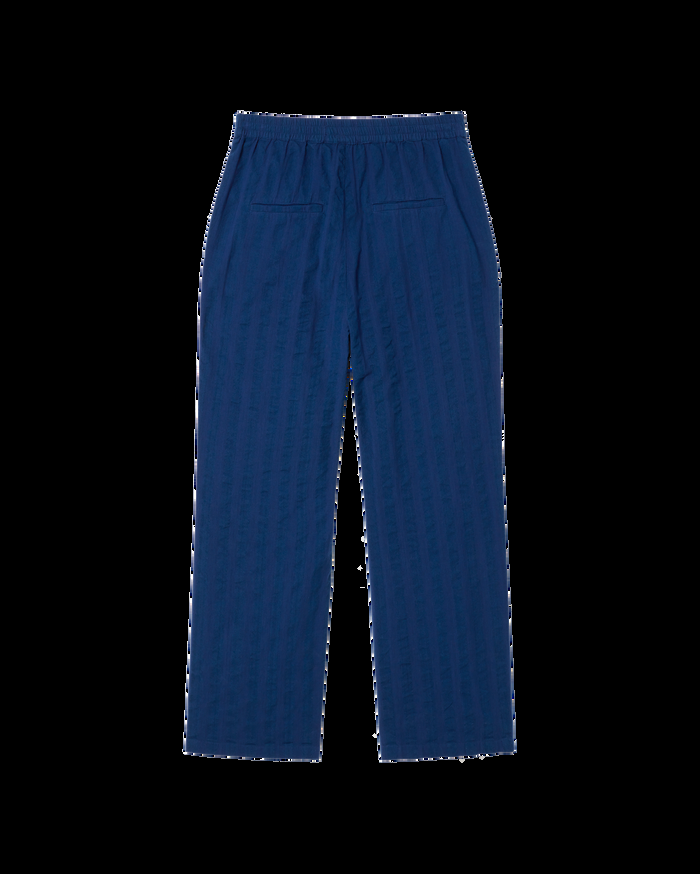 thinking mu Pantalón azul seersucker Mariam