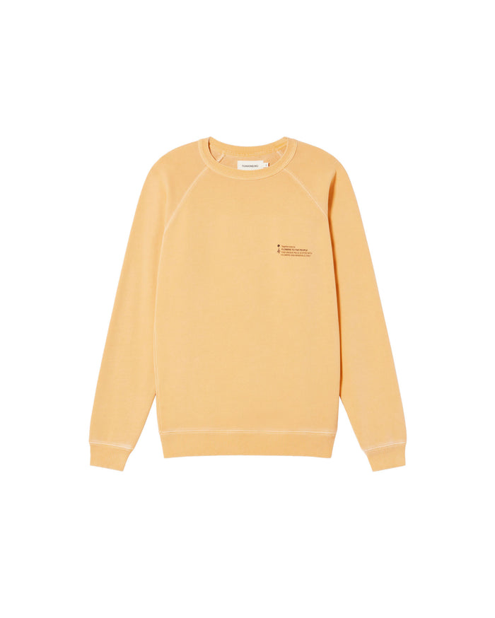 thinking mu Sudadera Tagetes tinte natural unisex