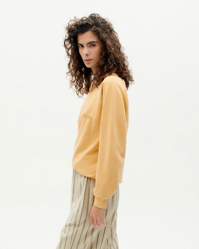 thinking mu Sudadera Tagetes tinte natural unisex Limitado a 3 días