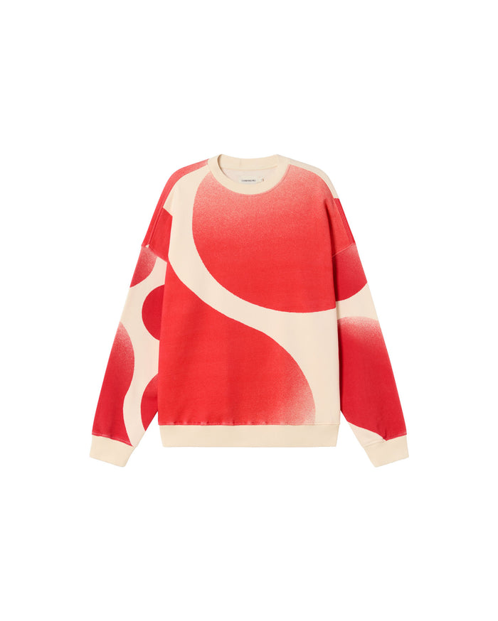 thinking mu Sudadera blanca spray Jimena