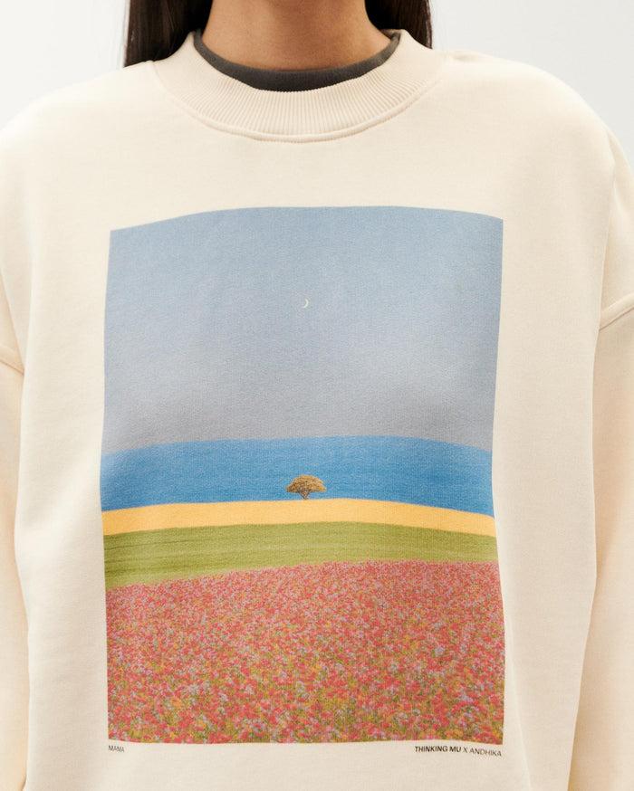 thinking mu Sudadera blanca mama Jimena Ofertas de temporada