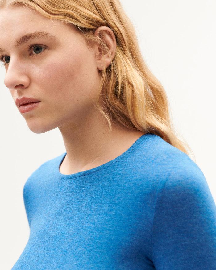 thinking mu Top azul cachemir Brisa Devoluciones gratuitas
