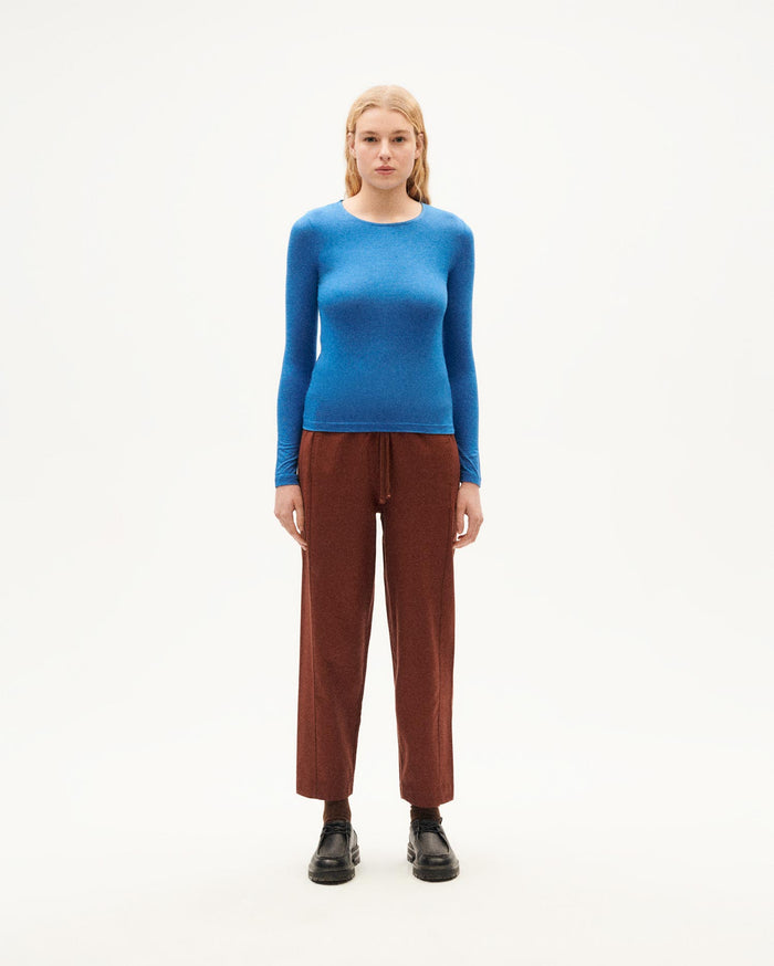 thinking mu Top azul cachemir Brisa Devoluciones gratuitas