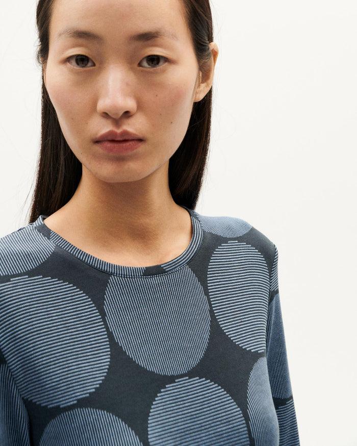 thinking mu Vestido azul japan Helen Rebajas