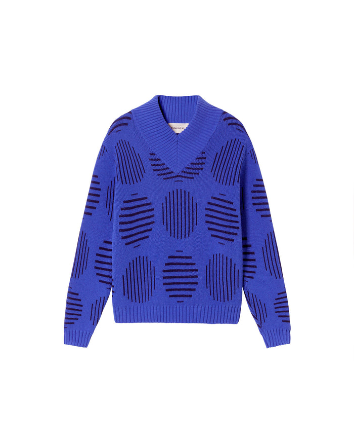 thinking mu Jersey azul lana merino japan Miranda