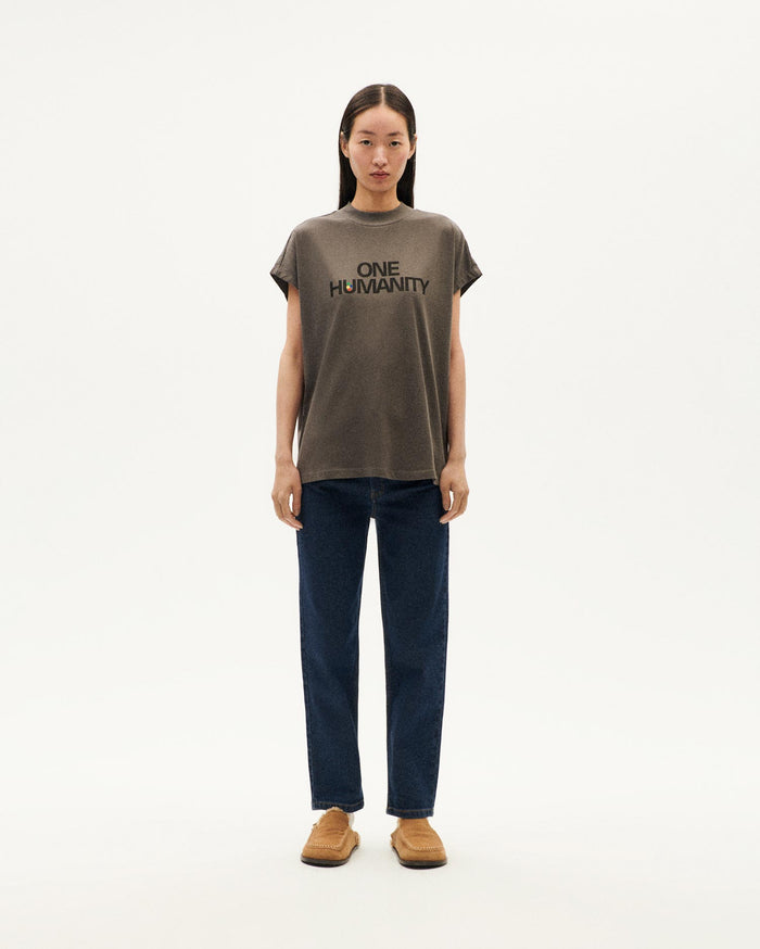 thinking mu Camiseta gris One humanity Volta Rebajas de fábrica
