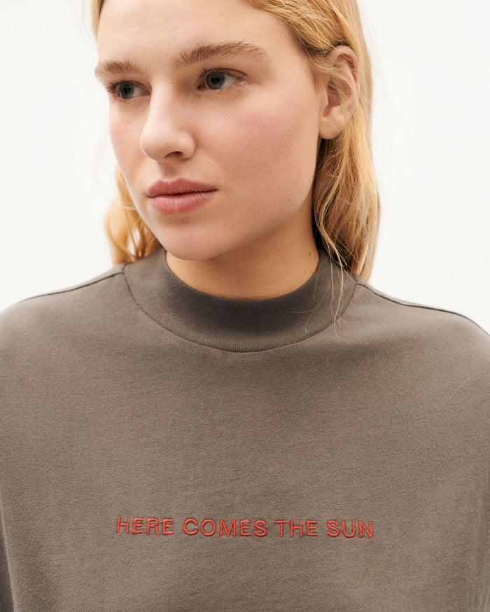 thinking mu Camiseta gris Here comes the sun Los más vendidos