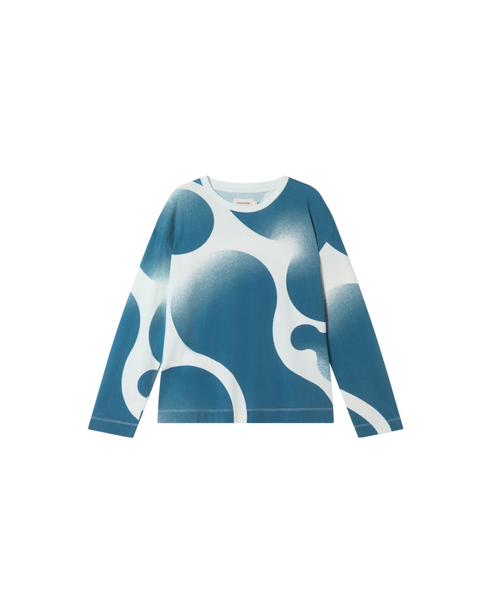 thinking mu Camiseta azul spray Emily