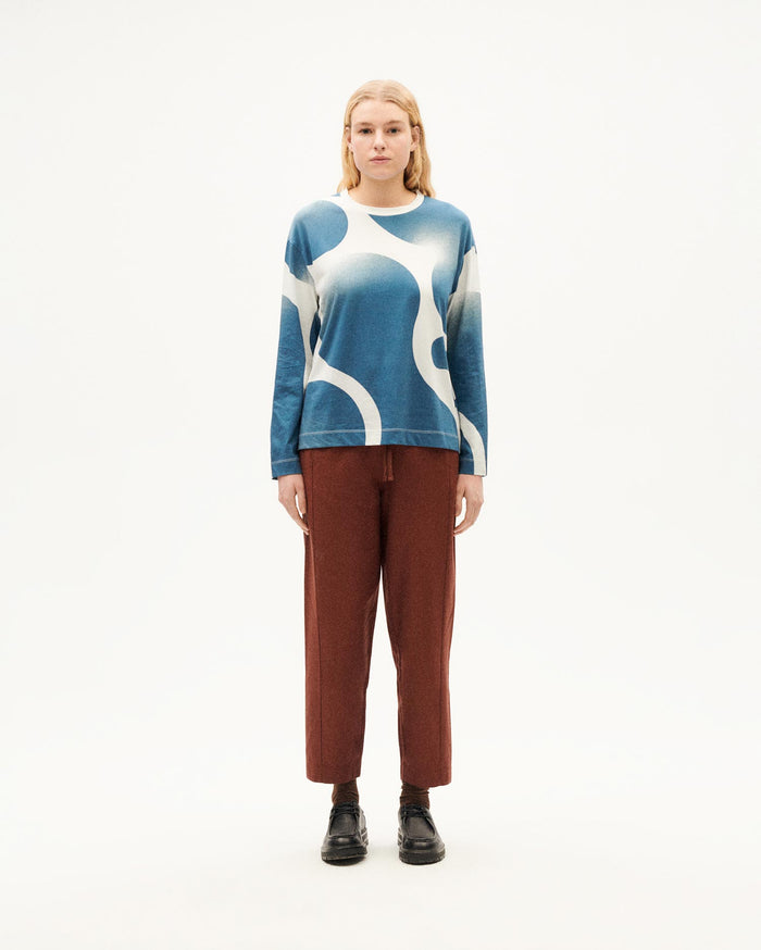 thinking mu Camiseta azul spray Emily Tienda