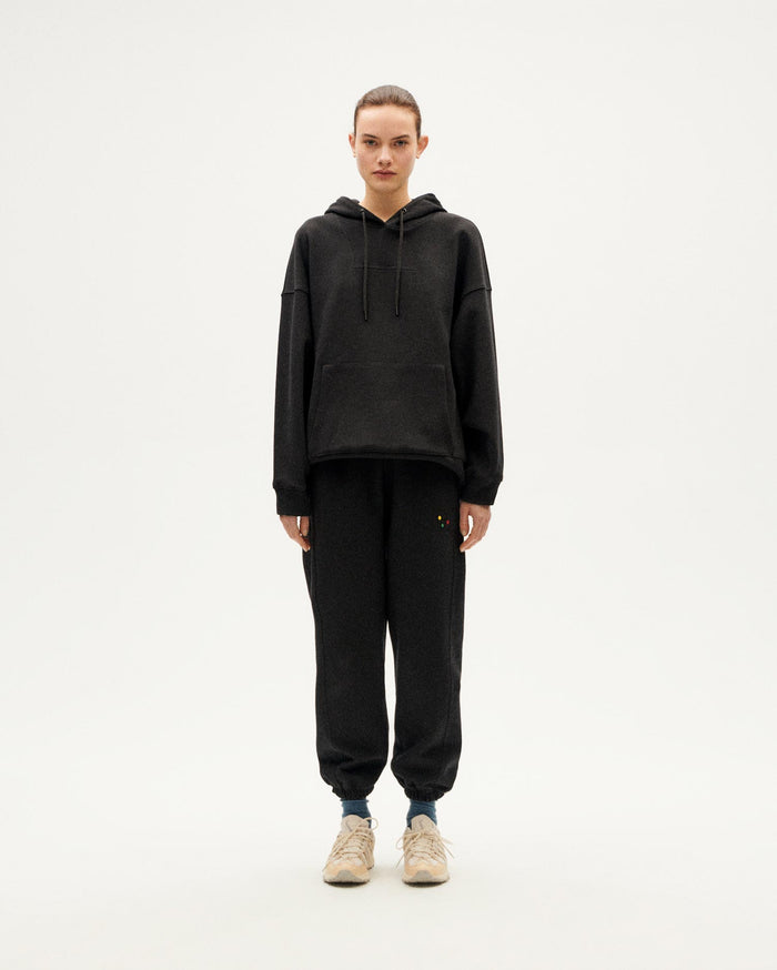thinking mu Sudadera negra Andrea unisex Mejor oferta