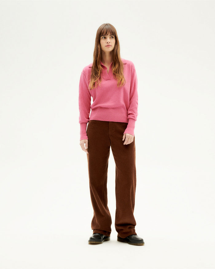 thinking mu Jersey rosa lana Sheena Oferta especial