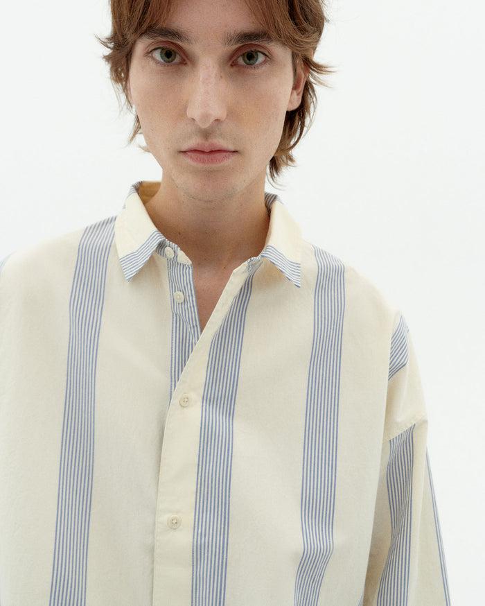 thinking mu Camisa rayas azules Jim Envío gratis