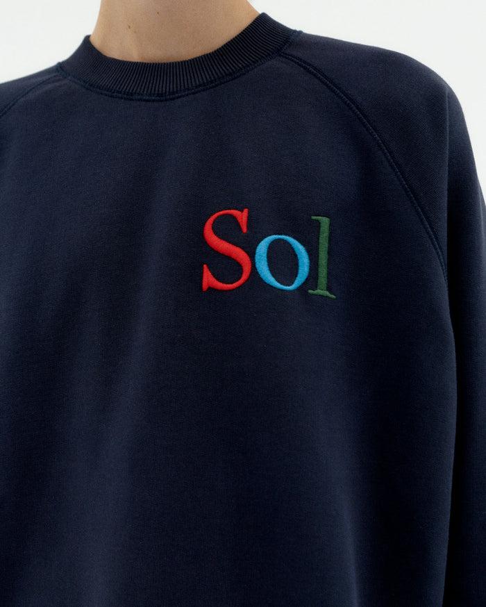 thinking mu Sudadera navy sol type Pepe Último día
