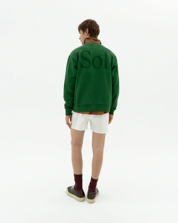 thinking mu Sudadera verde sol type Leon Oferta especial de fábrica