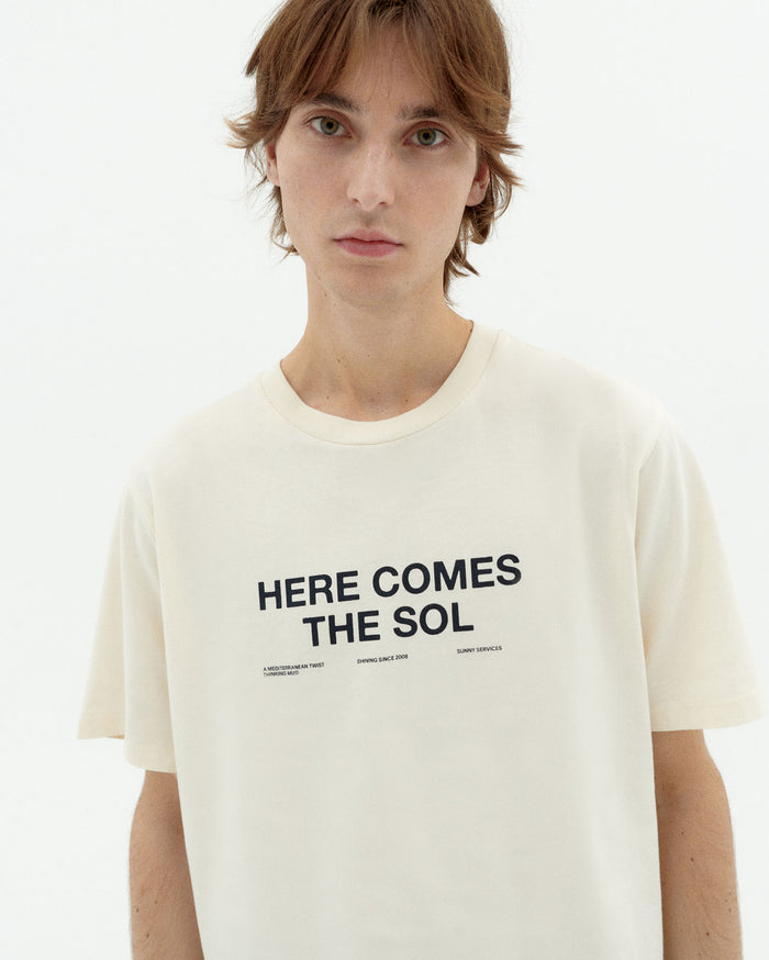 thinking mu Camiseta blanca classic sol Zach Superdescuento