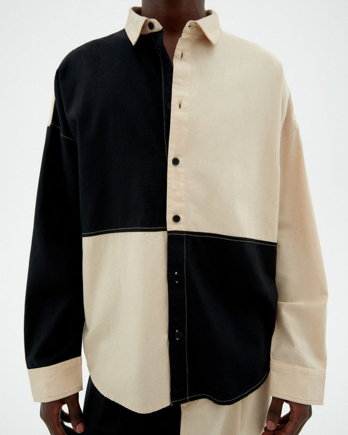 thinking mu Camisa negra Haru Liquidación