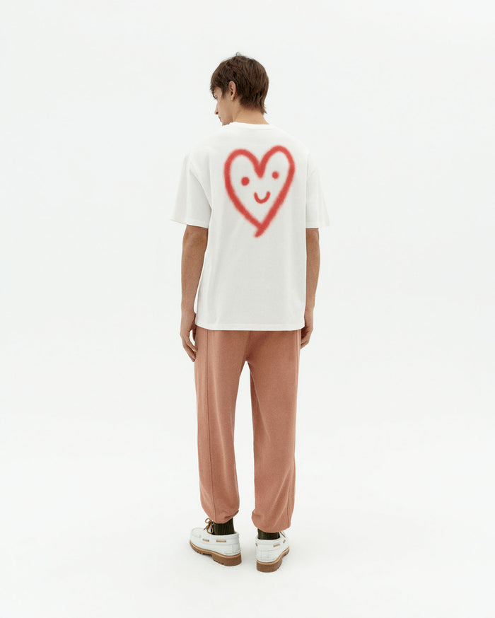 thinking mu Camiseta blanca Cutr3 Heart Aaron En oferta