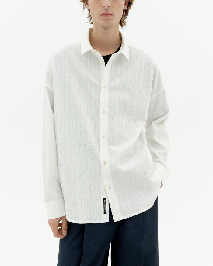 thinking mu Camisa blanca popcorn Haru Libre de impuestos