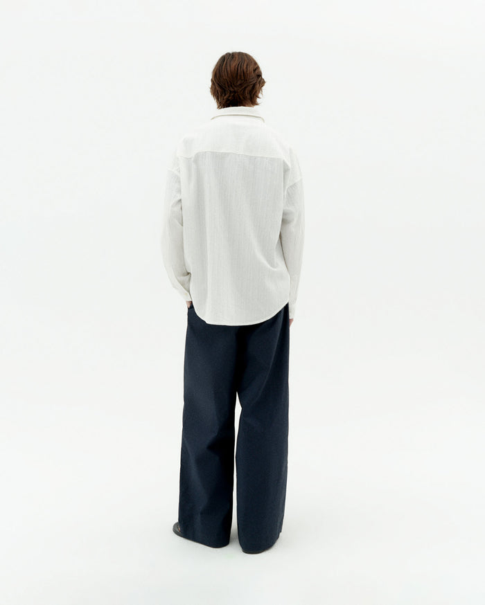 thinking mu Camisa blanca popcorn Haru Libre de impuestos