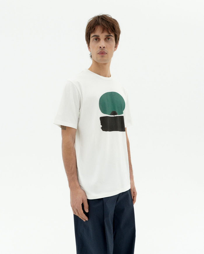 thinking mu Camiseta blanca trees Zach