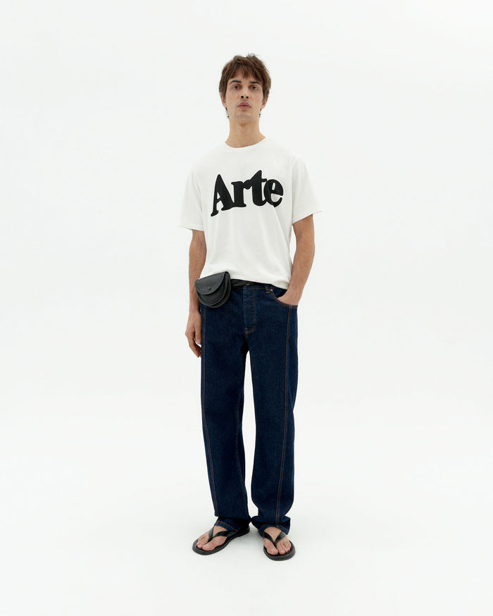 thinking mu Camiseta blanca arte Zach Última moda