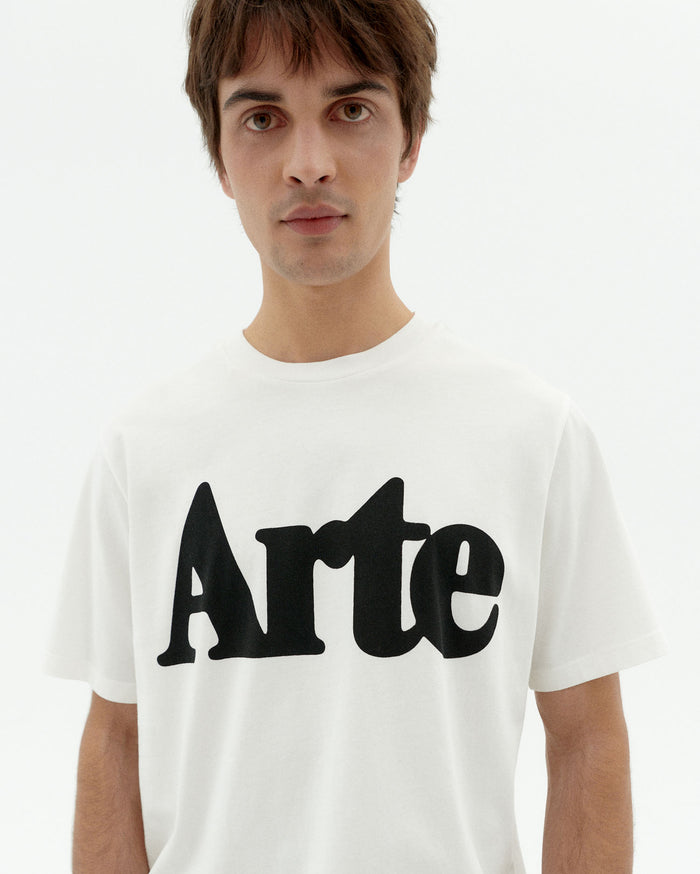thinking mu Camiseta blanca arte Zach Última moda