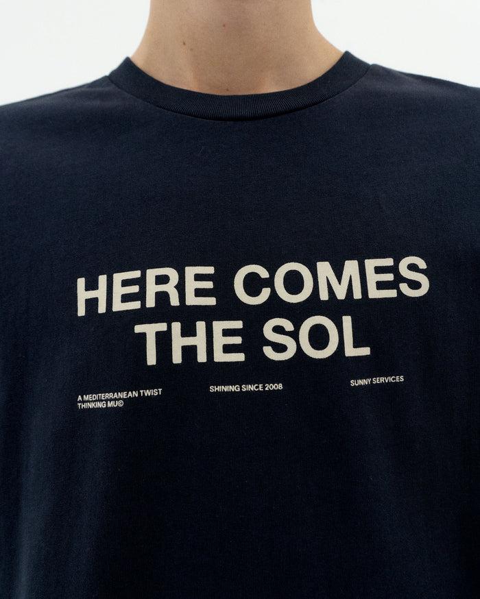thinking mu Camiseta navy classic sol Zach Ofertas especiales