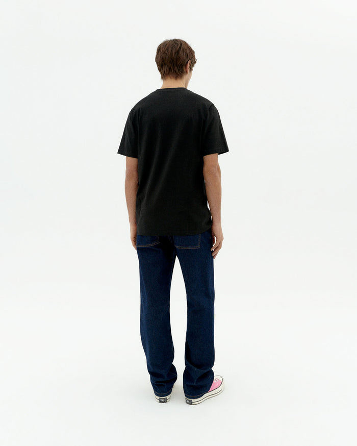 thinking mu Camiseta negra abstract Zach Rebajas de fin de temporada