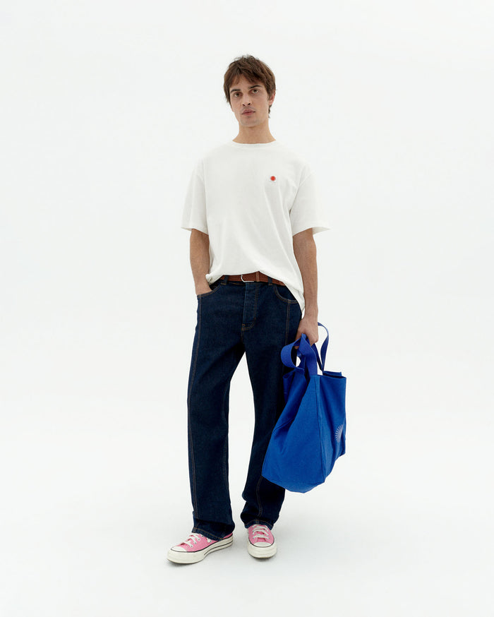 thinking mu Camiseta blanca sol contrast Aaron 2025
