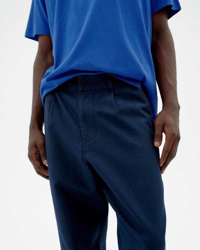 thinking mu Pantalón navy hemp Moero Outlet online