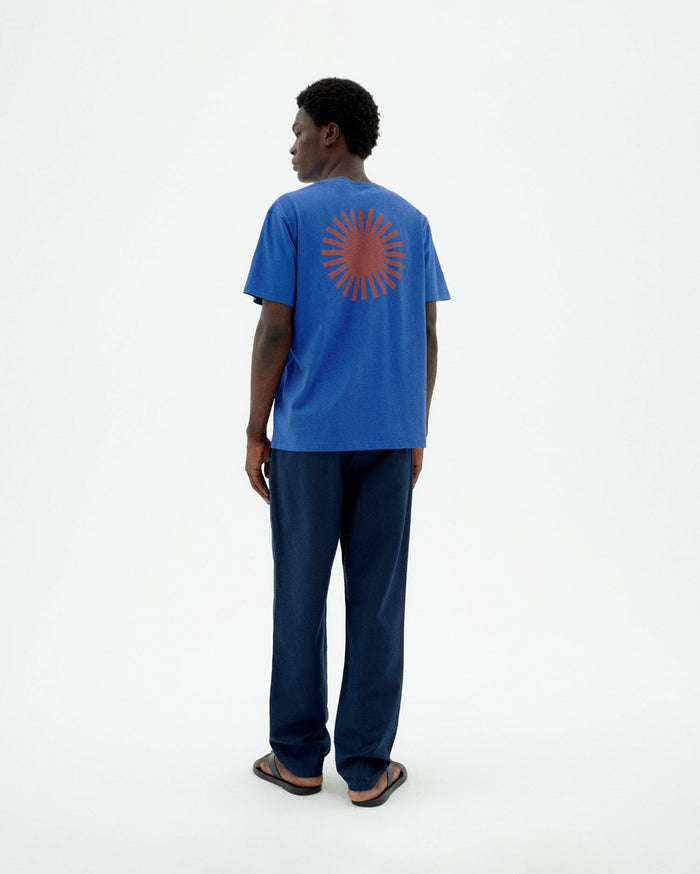 thinking mu Pantalón navy hemp Moero Outlet online