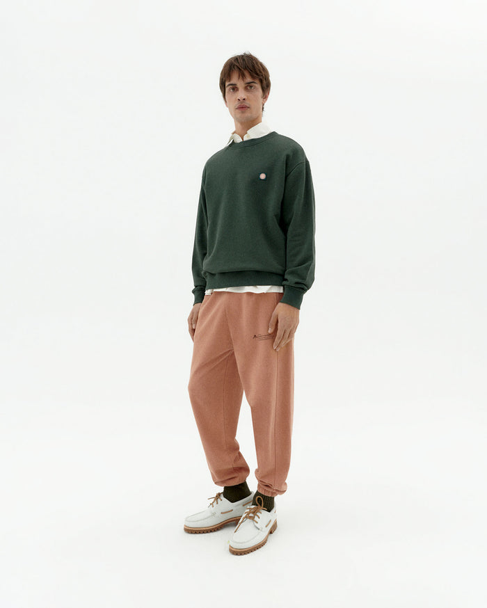 thinking mu Sudadera verde sol contrast Leon Rebajas baratas