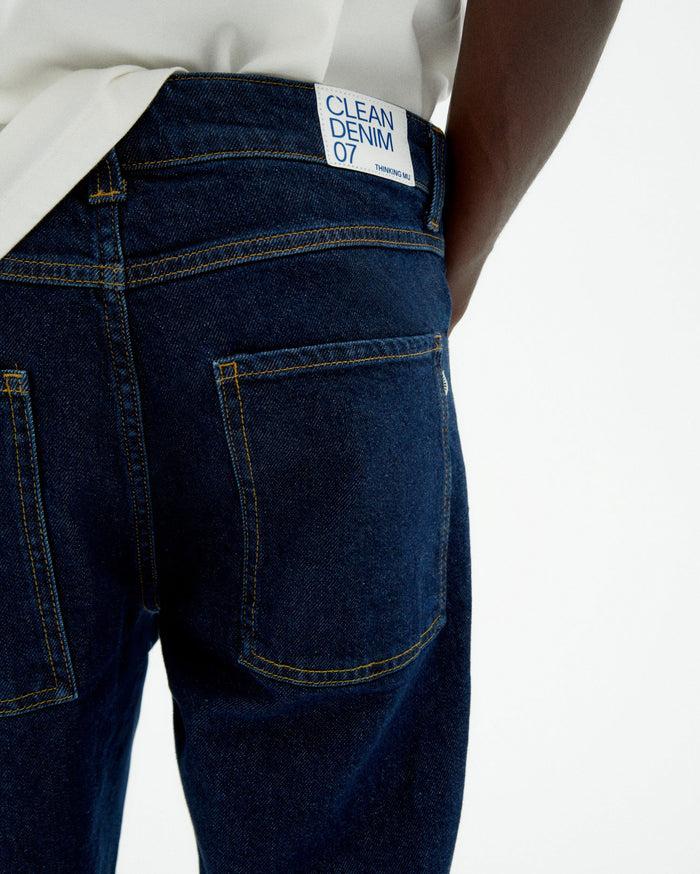 thinking mu Pantalón dark clean denim David Ventas relámpago