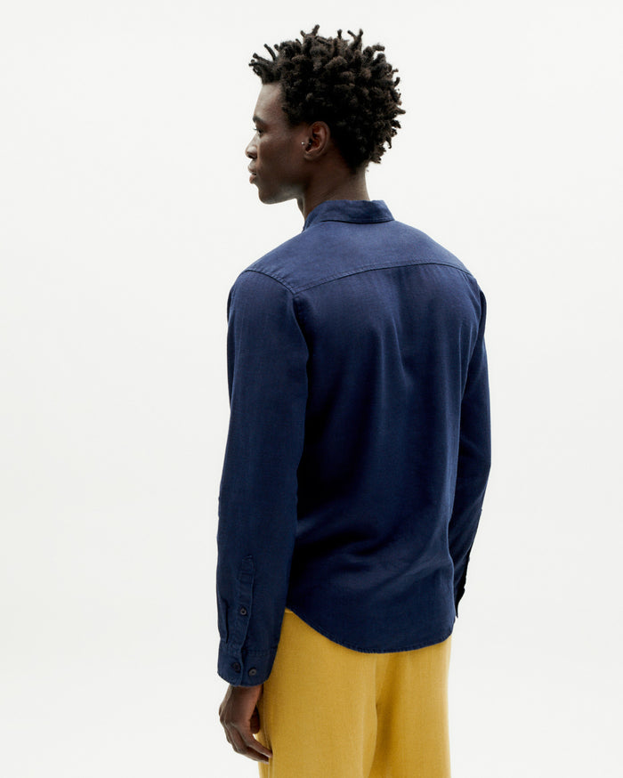 thinking mu Camisa navy Hemp Ant Tienda