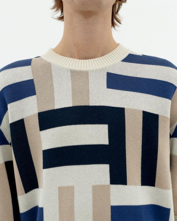 thinking mu Jersey multicolor punto field Khem Rebajas top