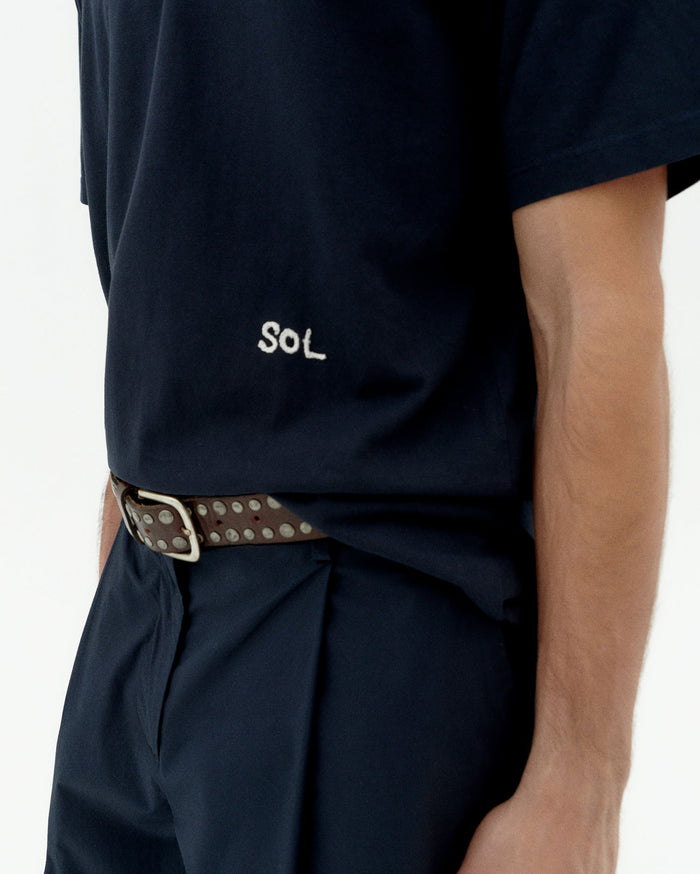 thinking mu Camiseta navy solsol Zach Envío gratis