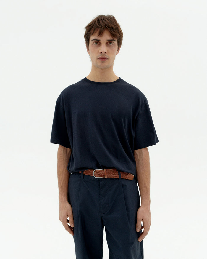 thinking mu Camiseta navy Aaron